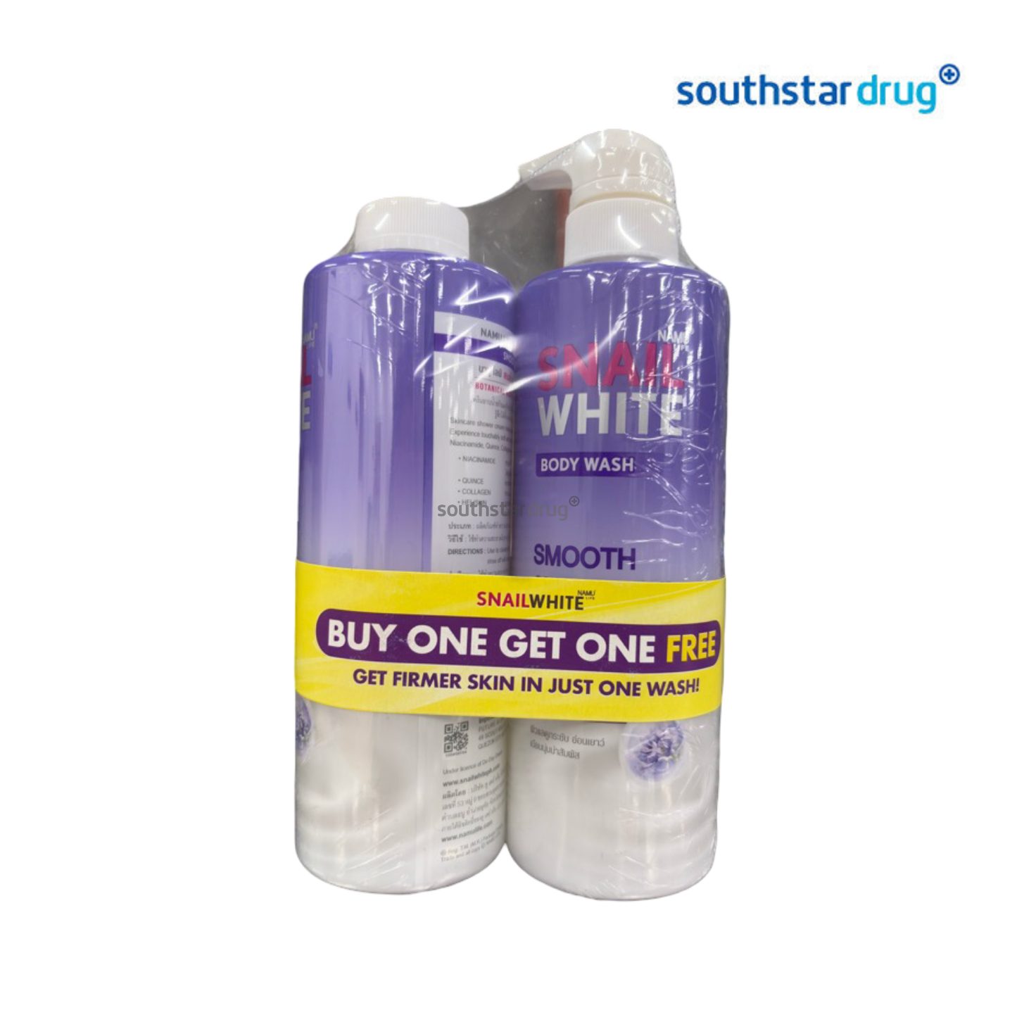 Snailwhite Smooth & Youthful Body Wash 500ml Buy 1 Get 1