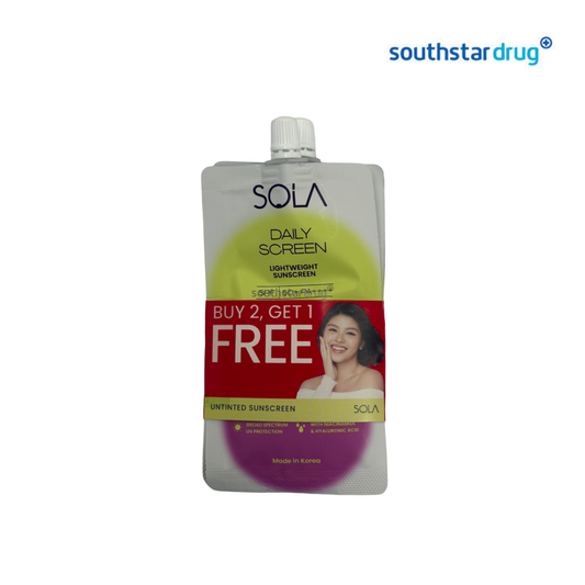 Sola Lightweight Daily Sunscreen 7ml Buy 2, Get 1 Free