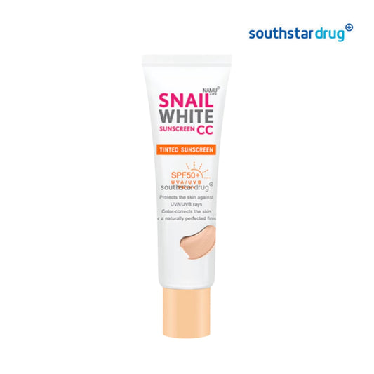Snailwhite CC Sunscreen Cream SPF50+/PA+++ 30ml (1 Tube) – Tinted Color-Correcting Sunscreen for Face