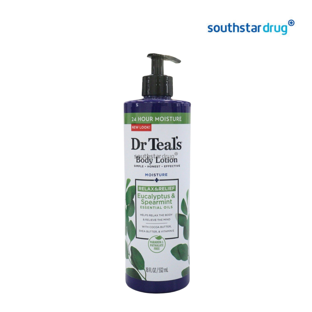 Dr Teal's Eucalyptus & Spearmint Moisturizing Body Lotion 532ml