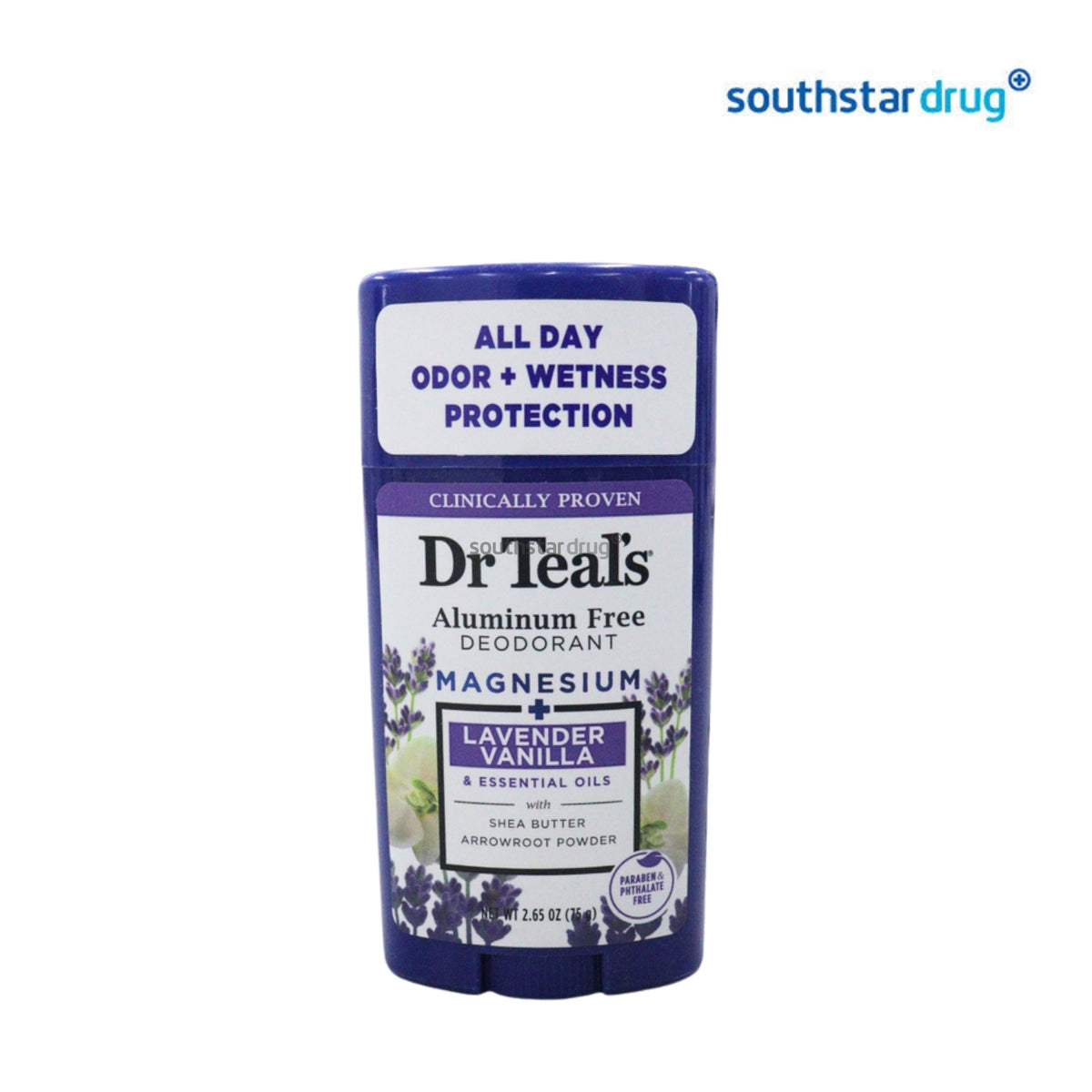 Dr Teal's Lavender Vanilla Deodorant Stick 75g