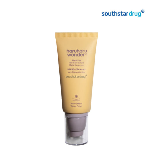 Haruharu Wonder Black Rice Moisture Airyfit Daily Sunscreen SPF50+ PA++++ 50ml Tube