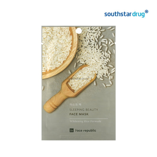 Face Republic Sleeping Beauty Face Mask Whitening Rice Formula 23g