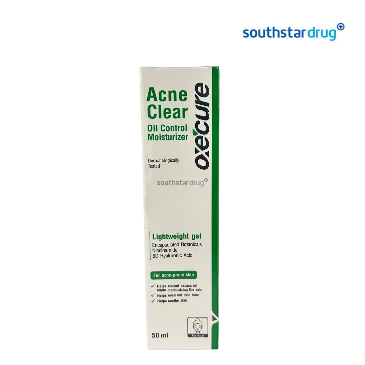 Oxecure Acne Clear Oil Control Facial Moisturizer 50ml (1 Tube) – Lightweight Facial Moisturizing Care