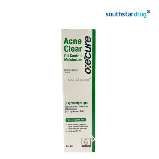 Oxecure Acne Clear Oil Control Facial Moisturizer 50ml (1 Tube) – Lightweight Facial Moisturizing Care