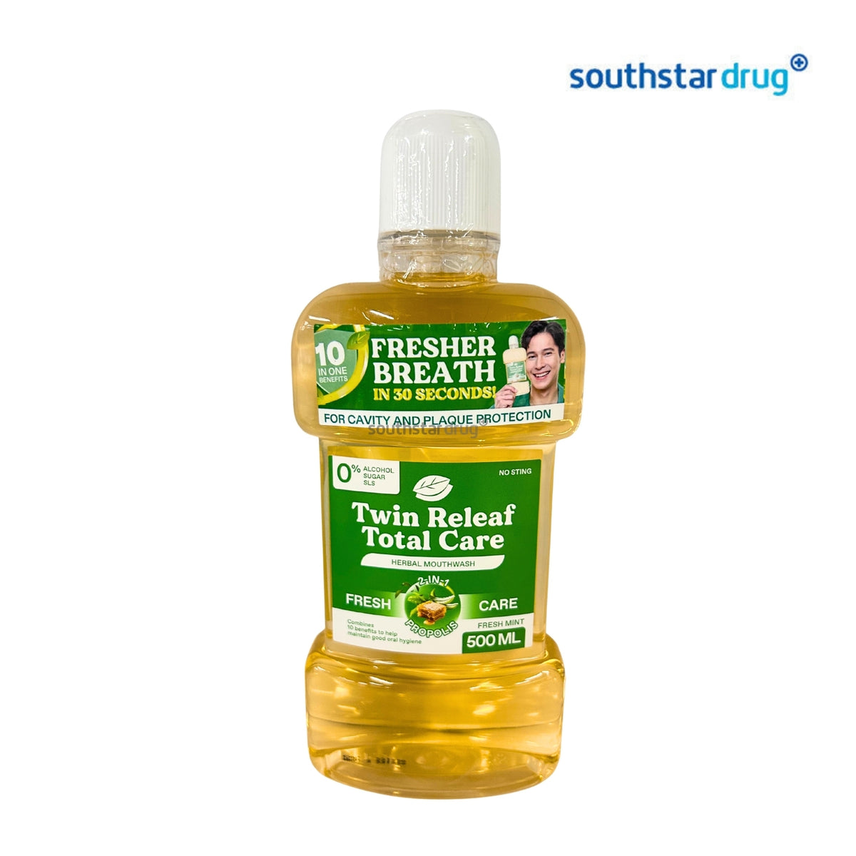 Twin Releaf Total Care Mouthwash 500ml (1 Bottle) – Complete Oral Care and Fresh Breath