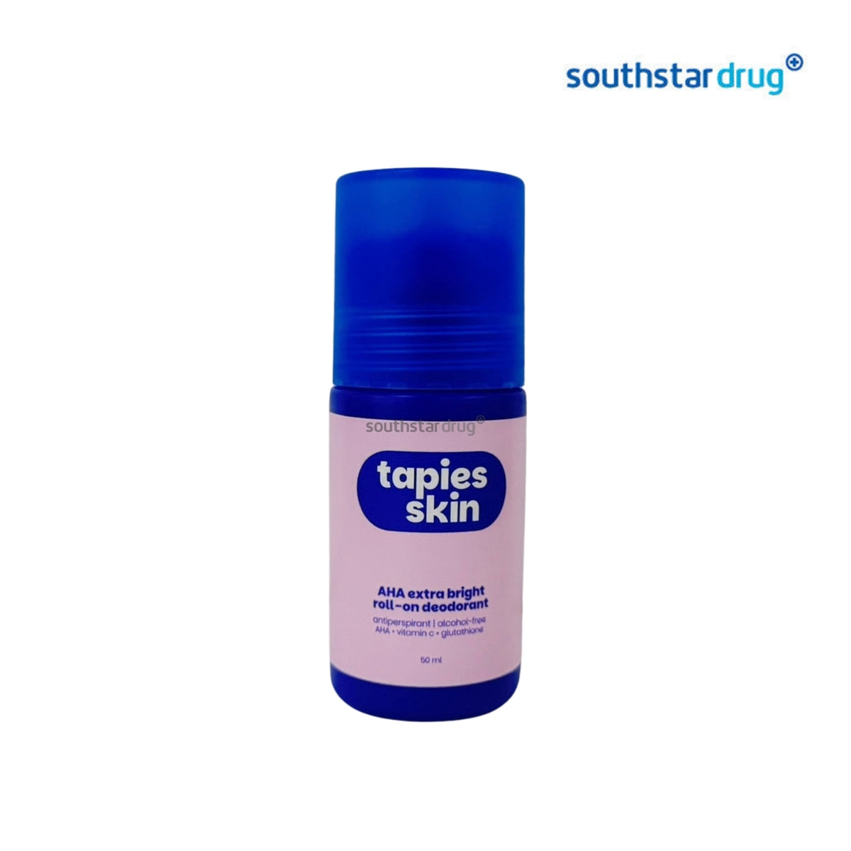 Tapies Skin Deo Roll-On AHA Extra Bright 50ml – Underarm Freshness and Care