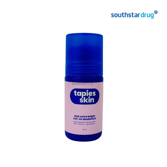 Tapies Skin Deo Roll-On AHA Extra Bright 50ml – Underarm Freshness and Care