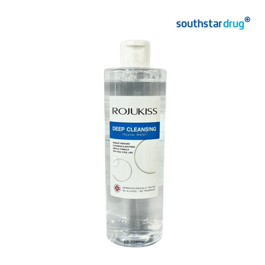 Rojukiss Micellar Deep Cleansing Korean Facial Cleanser 400ml (1 Bottle) – Gentle Facial Cleansing Care