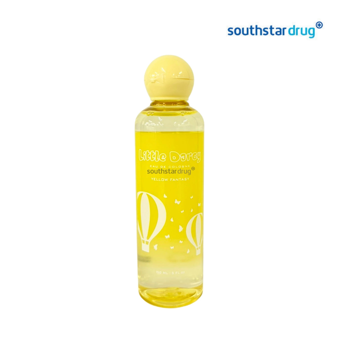 Little Darcy Cologne Yellow Fantasy 150ml (1 Bottle) – Light and Pleasant Fragrance