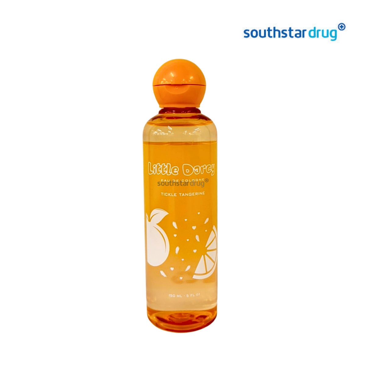 Little Darcy Cologne Tickle Tangerine 150ml (1 Bottle) – Light and Pleasant Fragrance