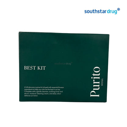 Purito Seoul Best Kit – 5-Piece Skincare Set (1 Kit) – Cleansing, Hydration and Sun Care