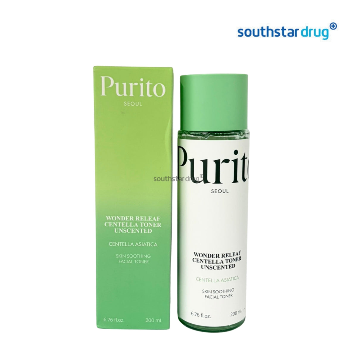 Purito Seoul Wonder Releaf Centella Unscented Facial Toner 200ml (1 Bottle) – Gentle Facial Hydration