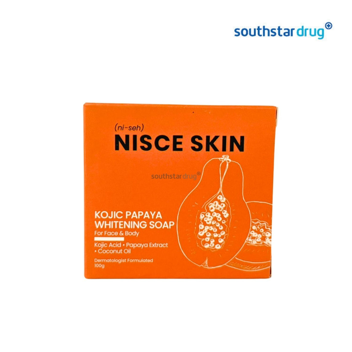 Nisce Kojic Papaya Skin Soap 100g