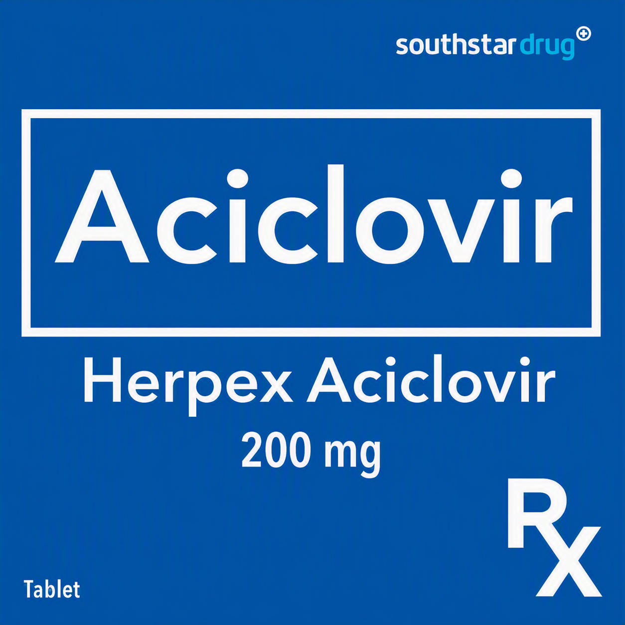 Rx: Herpex Aciclovir 200mg Tablet