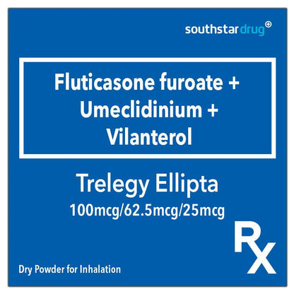 Rx: Trelegy Ellipta 100mcg/62.5mcg/25mcg Dry Powder for Inhalation - Southstar Drug