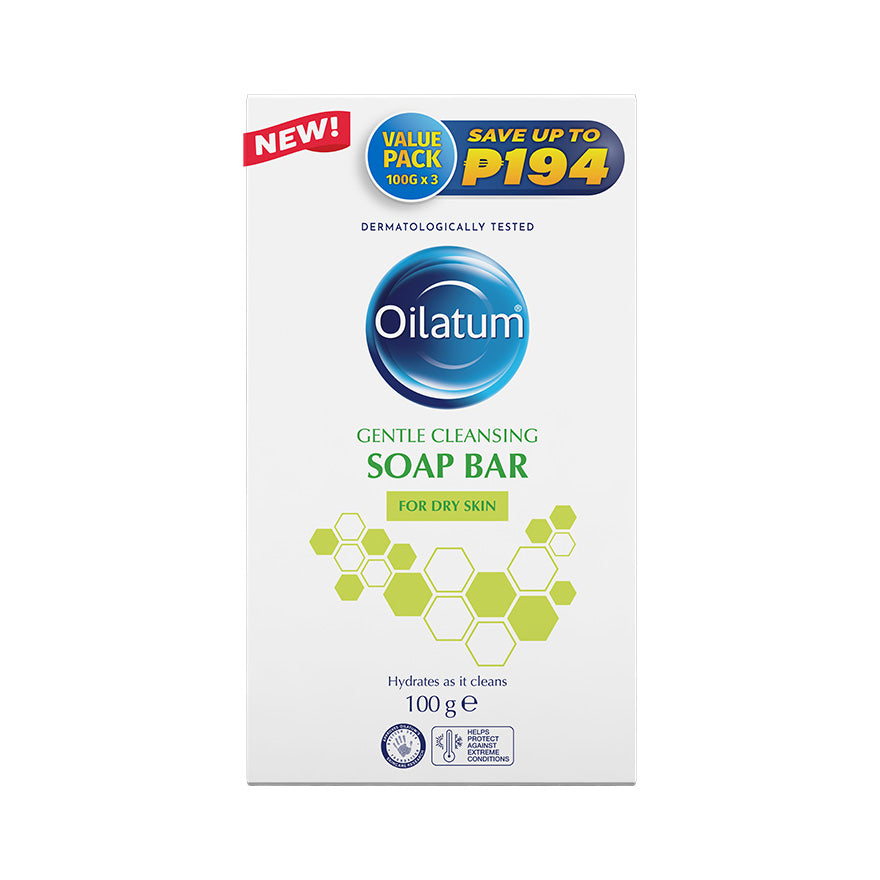 Oilatum Soap Gentle Cleansing 100g x3 Pack