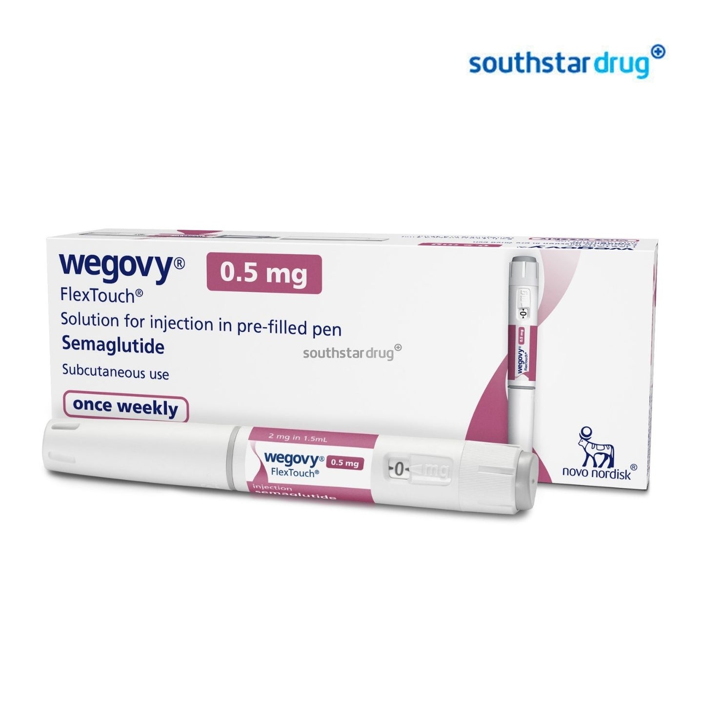 Rx: Wegovy 0.5mg Solution for Injection / Pen
