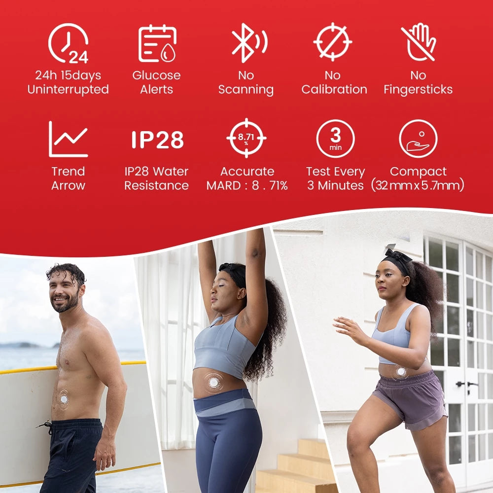 Sinocare iCan i3 Continuous Glucose Monitoring System Kit