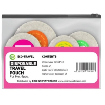 Eco Travel Disposable Go Bag For Her