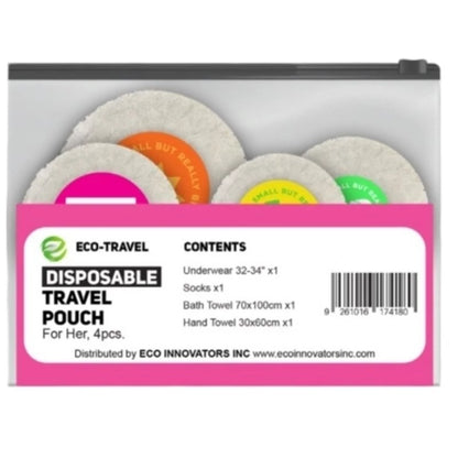 Eco Travel Disposable Go Bag For Her