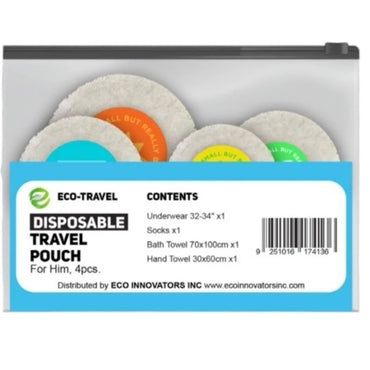 Eco Travel Disposable Go Bag For Him