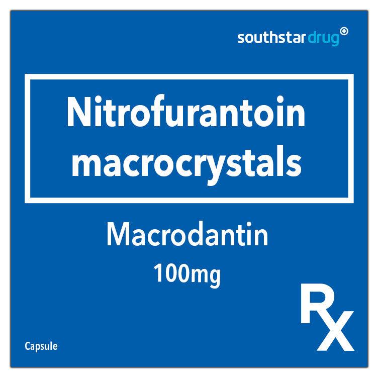 Rx: Macrodantin 100mg Capsule - Southstar Drug