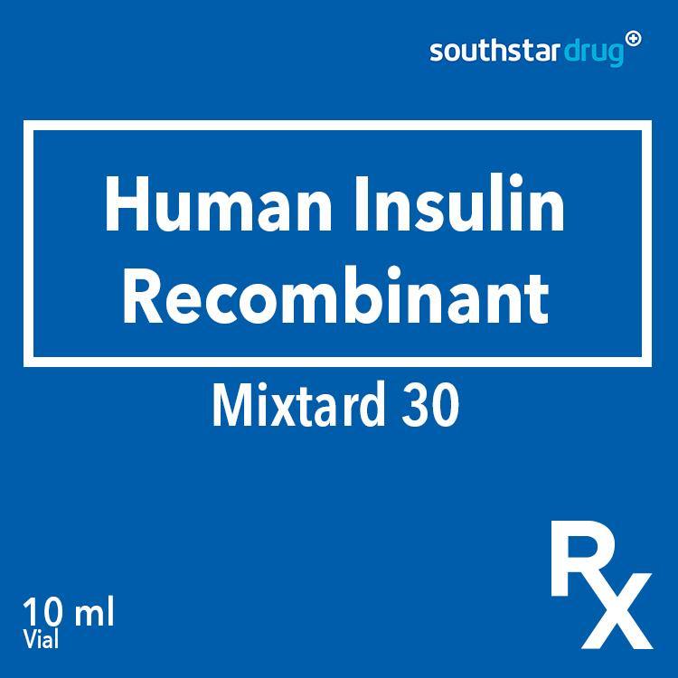 Rx: Mixtard 30 HM 10ml Vial - Southstar Drug