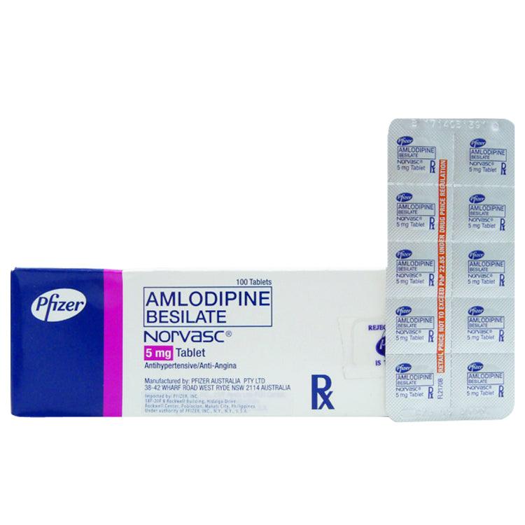 Rx: Norvasc 5mg Tablet