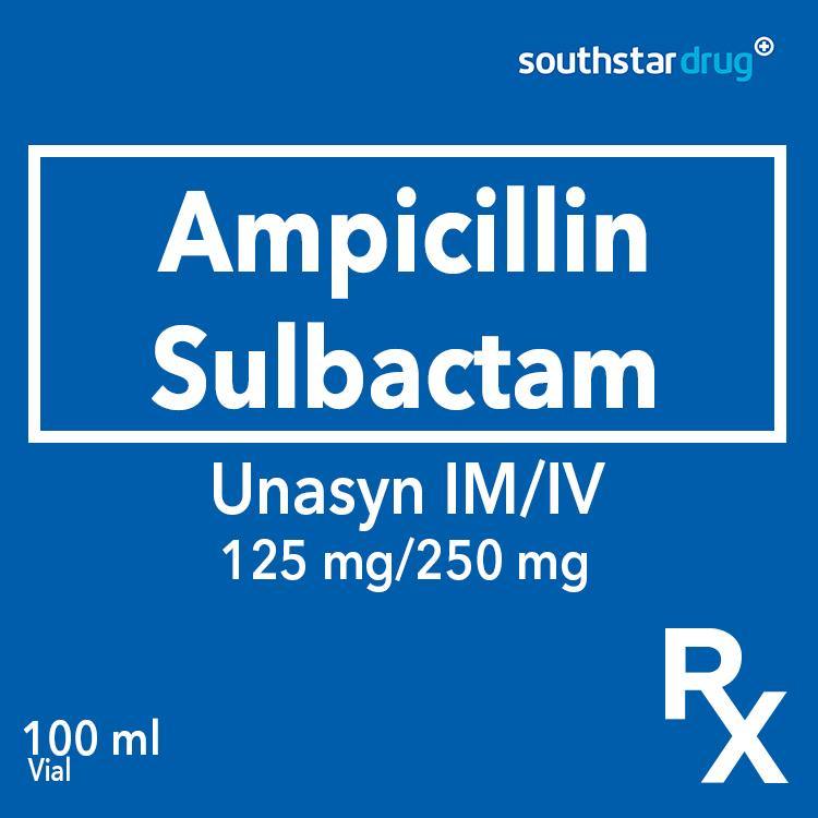 Rx: Unasyn IM / IV 125mg / 250mg Vial - Southstar Drug