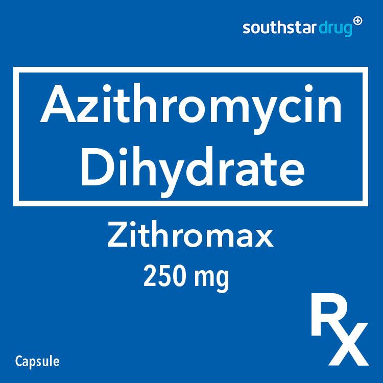 Buy Rx Zithromax 250 mg Capsule Online Southstar Drug