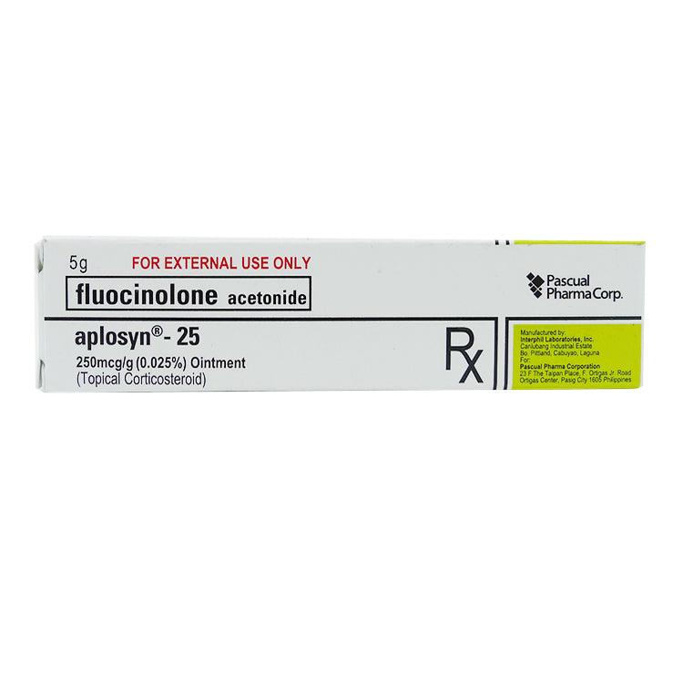 Rx: Aplosyn 25 250mcg / g 5g Ointment - Southstar Drug