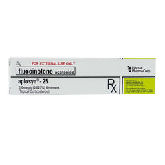 Rx: Aplosyn 25 250mcg / g 5g Ointment - Southstar Drug
