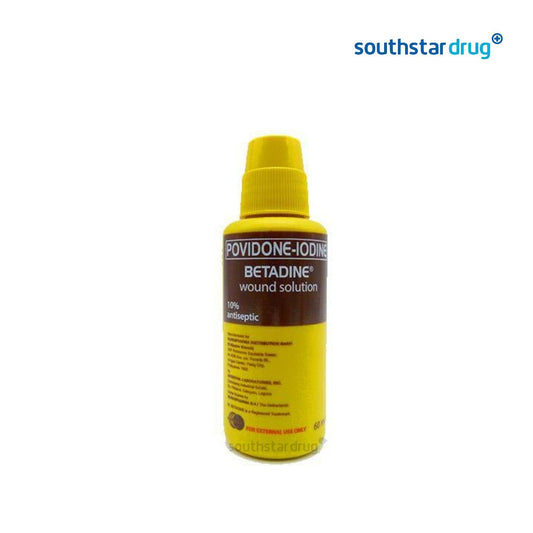 Betadine 10% Wound Solution 60ml - Southstar Drug