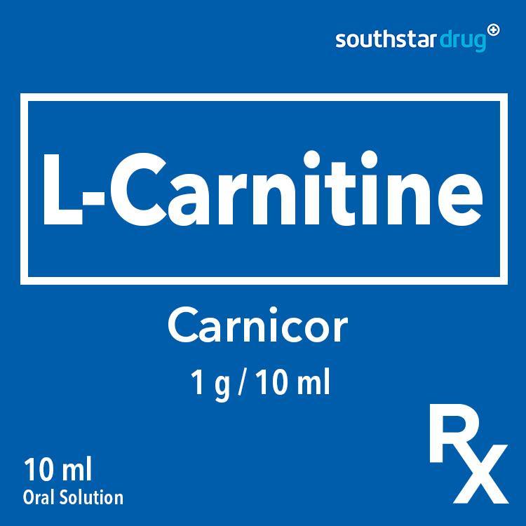 Rx: Carnicor 1 g / 10ml 10ml Oral Solution - Southstar Drug