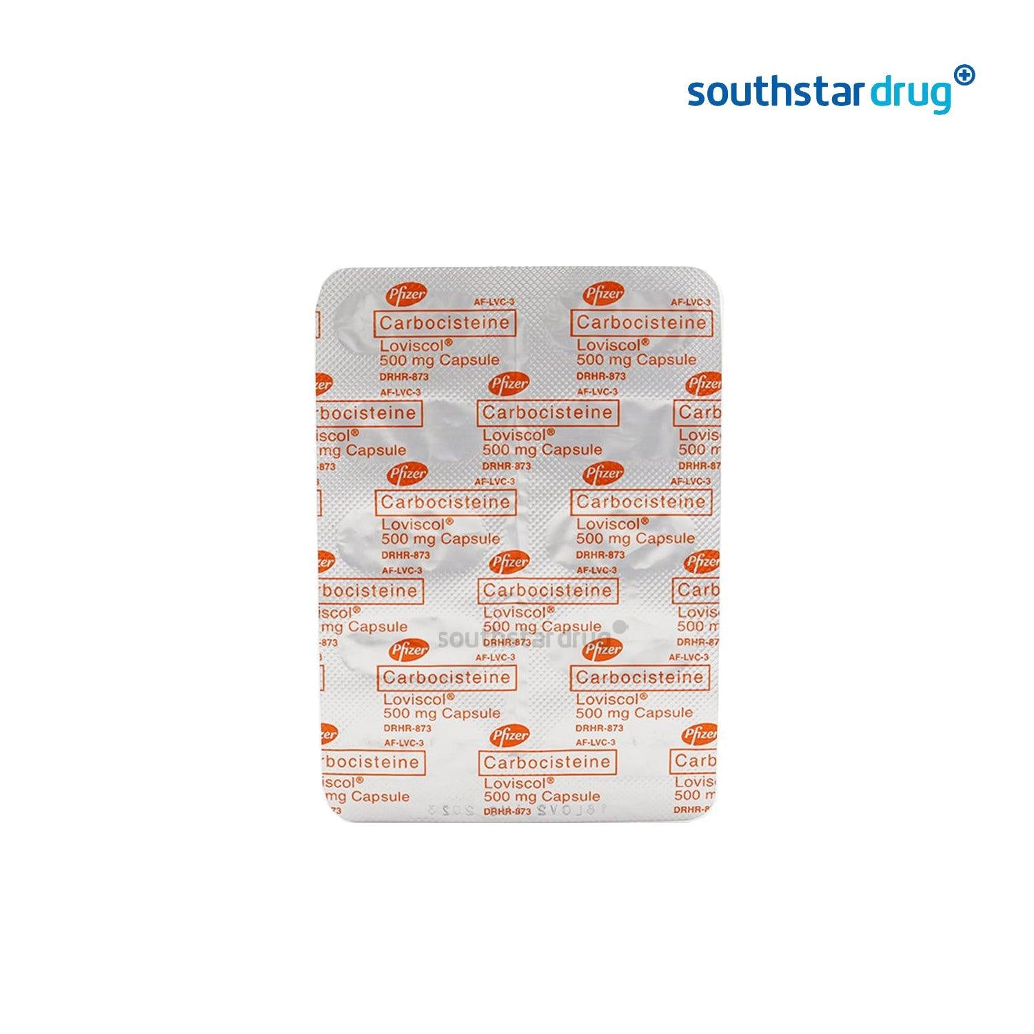 Loviscol 500mg Capsule - 20s - Southstar Drug