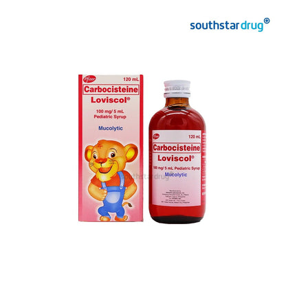 Loviscol Pediatric 100mg / 5ml 120ml Syrup - Southstar Drug