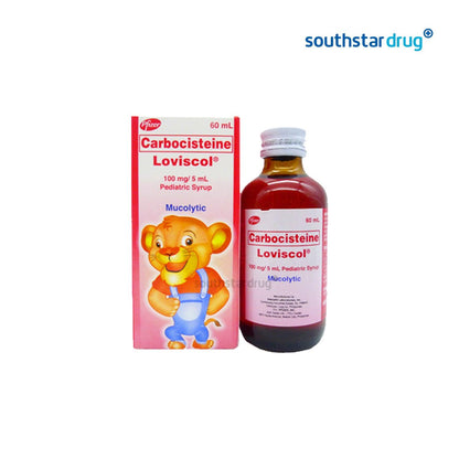 Loviscol Pediatric 100mg / 5ml 60ml Syrup - Southstar Drug