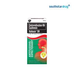 Robitussin DM Dextromethorphan hydrobromide + Guaifenesin Syrup 120ml - Southstar Drug
