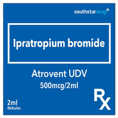Rx: Atrovent UDV 500mcg / 2ml Nebules - Southstar Drug