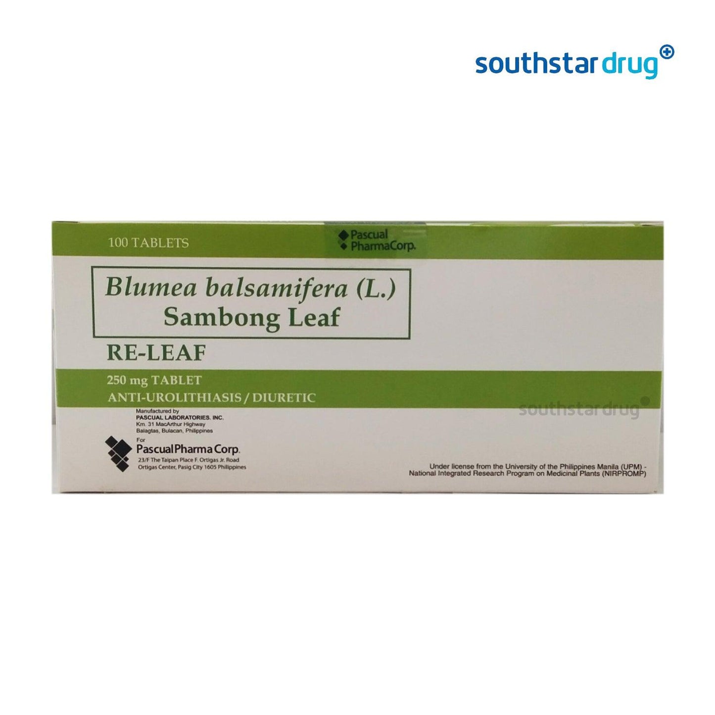 Re Leaf 250mg Tablet - 20s - Southstar Drug