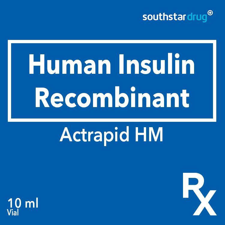 Rx: Actrapid Hm 10ml Vial - Southstar Drug