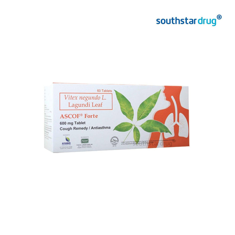 Ascof Forte Tablet 600mg - 30s - Southstar Drug