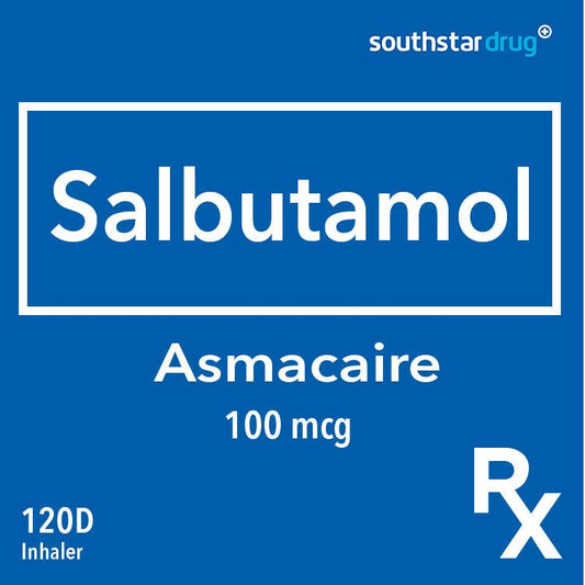 Rx: Asmacaire 100mcg 200D Inhaler - Southstar Drug