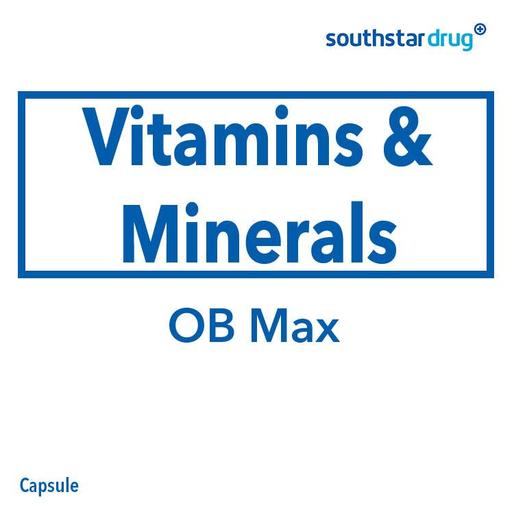 OB Max with Taurine Capsule - 20s - Southstar Drug