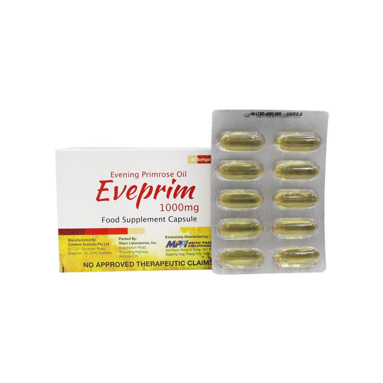 Eveprim Primrose Oil 1g Capsule - 30s - Southstar Drug