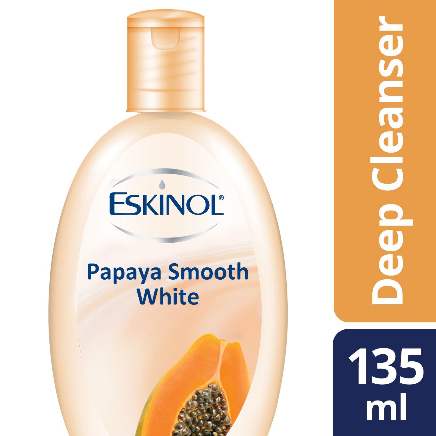 Eskinol Deep Cleanser Papaya Smooth White 135ML - Southstar Drug