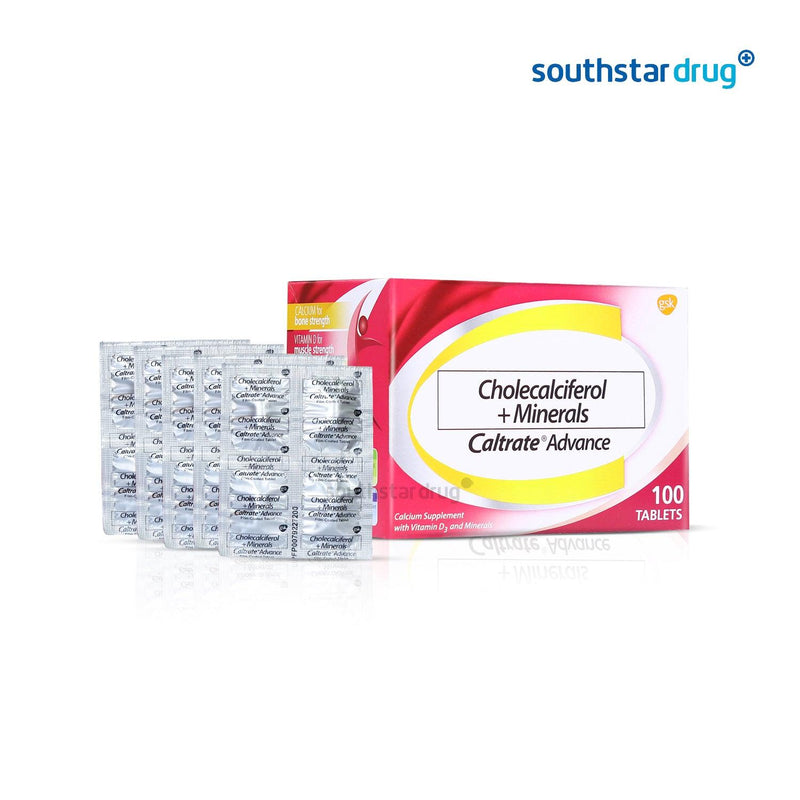 Caltrate Advance Cholecalciferol + Minerals Tablets - 20s - Southstar Drug