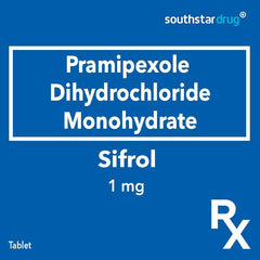 Rx: Sifrol 1 mg Tablet - Southstar Drug