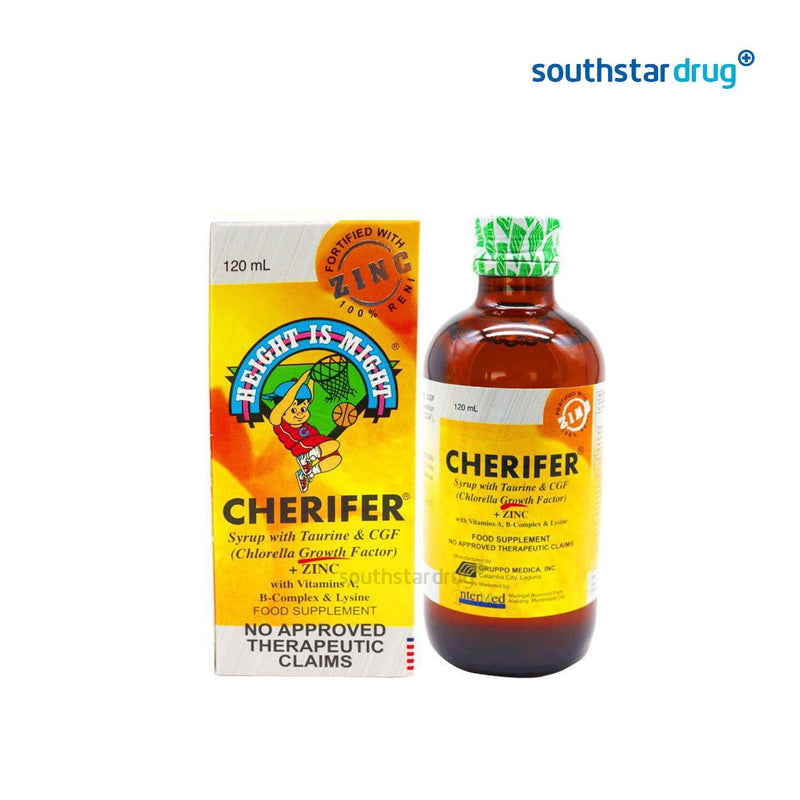 Cherifer Zinc 120ml Syrup - Southstar Drug